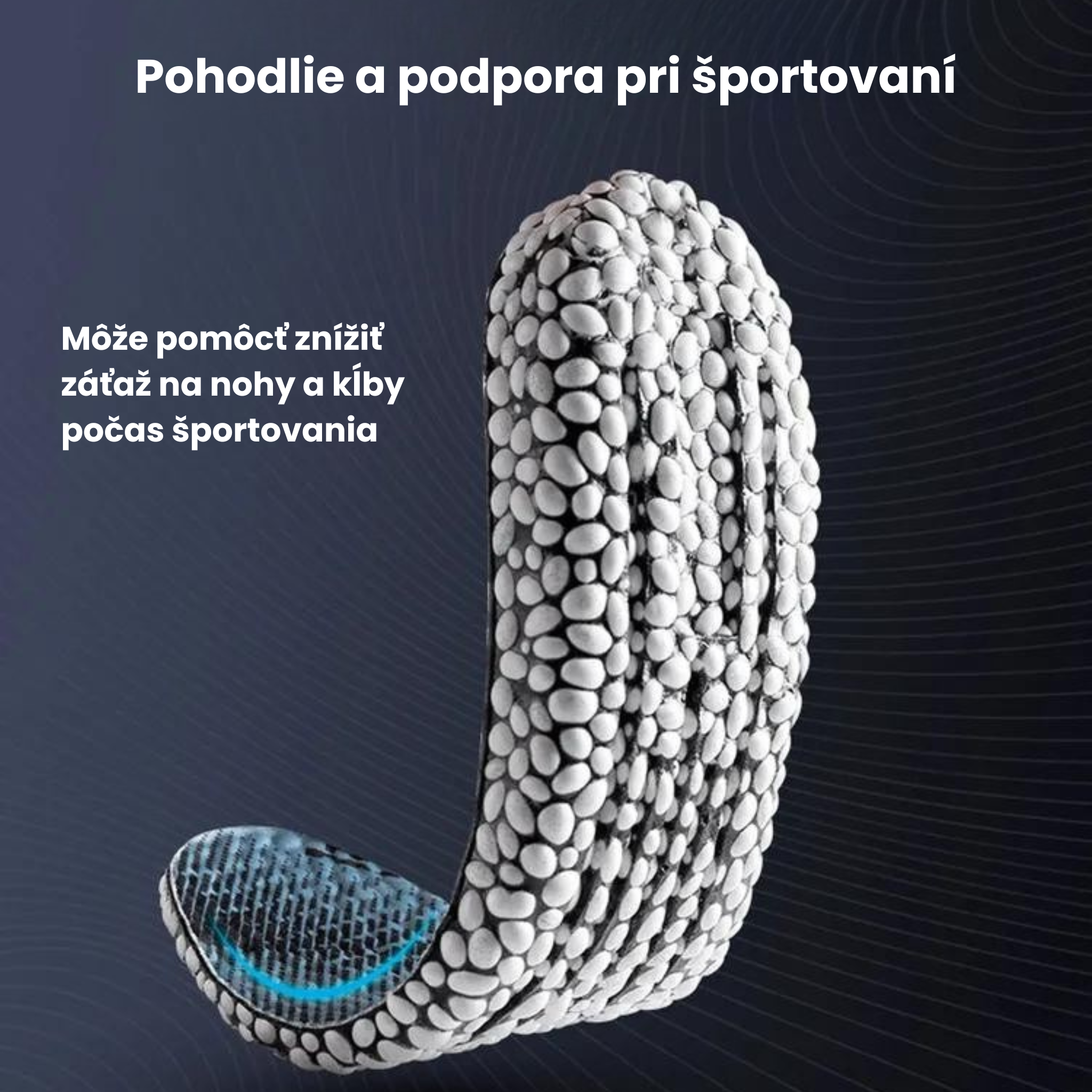 Orto Oryza ortopedická vložka s ryžovými granulami