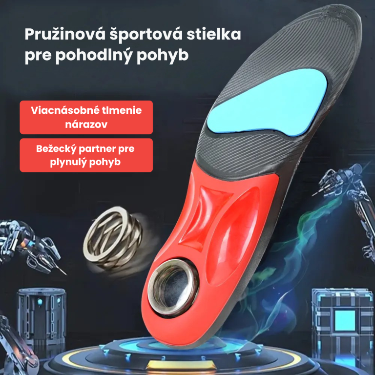 Orto Springo prémiová odpružená ortopedická vložka s tlmením nárazov