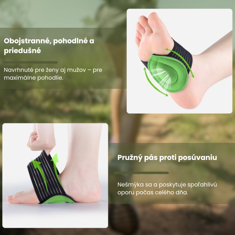 Orto Echo priečny podperný vankúš pre podporu klenby chodidla