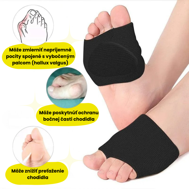 LumiStep gélová vložka na ochranu kĺbov a vankúšik na ochranu predpriehlavkovej časti chodidla