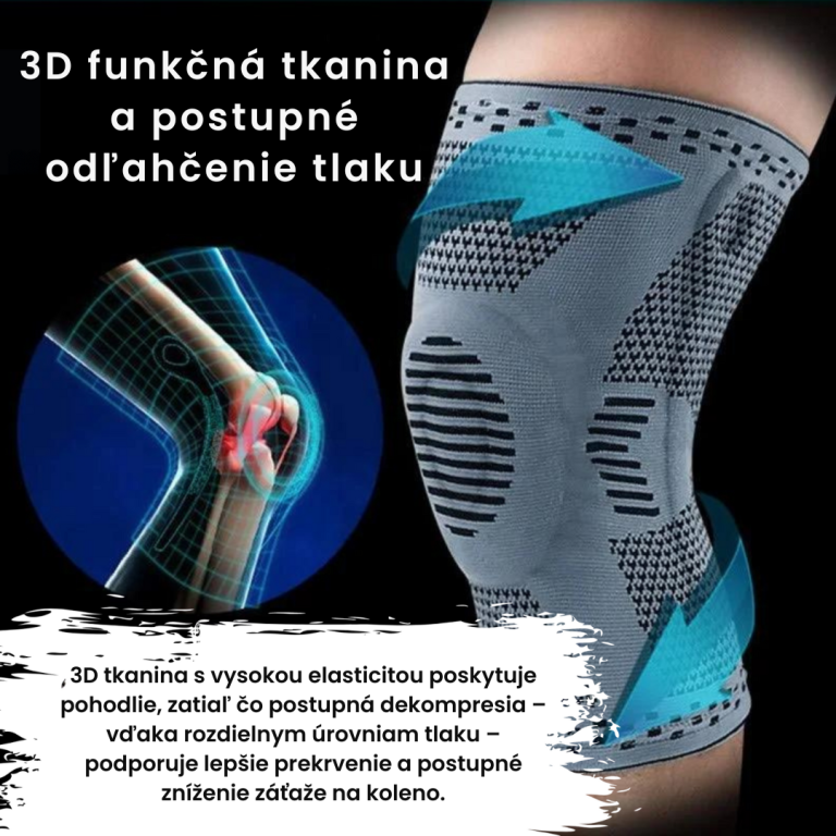 Flex It Pro kompresný chránič kolena s gélovou podložkou na patelu