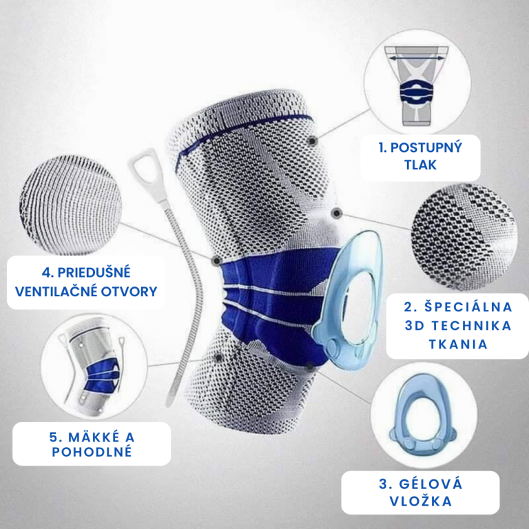 Flex It Pro kompresný chránič kolena s gélovou podložkou na patelu