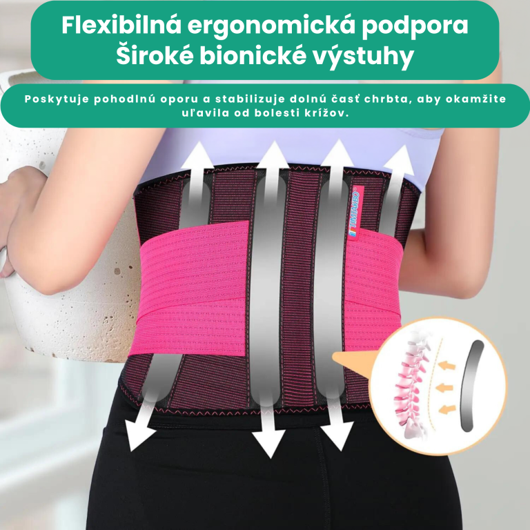 Delta Maxer ergonomický bedrový pás na podporu chrbta a držanie tela