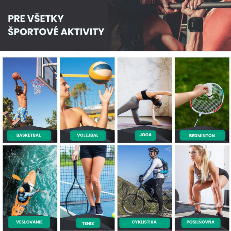 Stabler kompresný zápästný pás – elastická a flexibilná zápästná ortéza