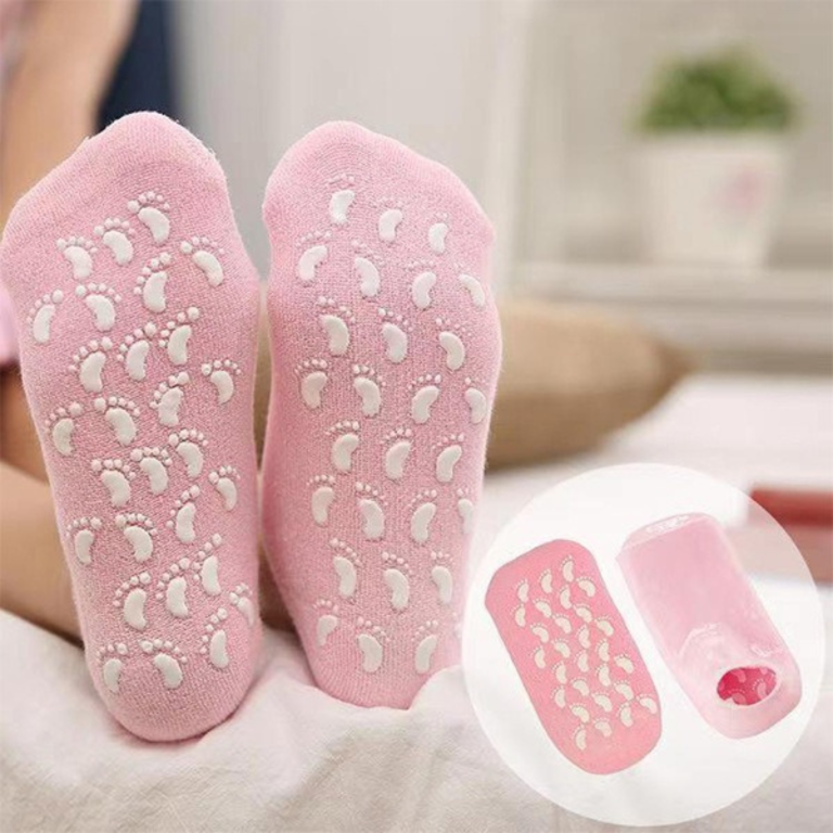 Softer Spa Gél Ponožky – S vitamínmi na starostlivosť o suchú, popraskanú pokožku