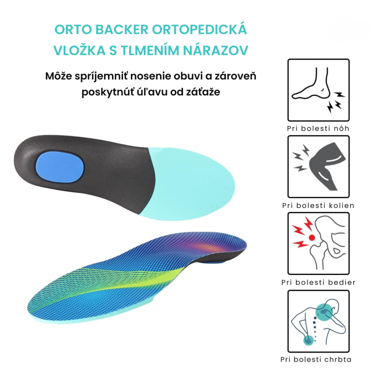 Orto Backer ortopedická vložka s tlmením nárazov