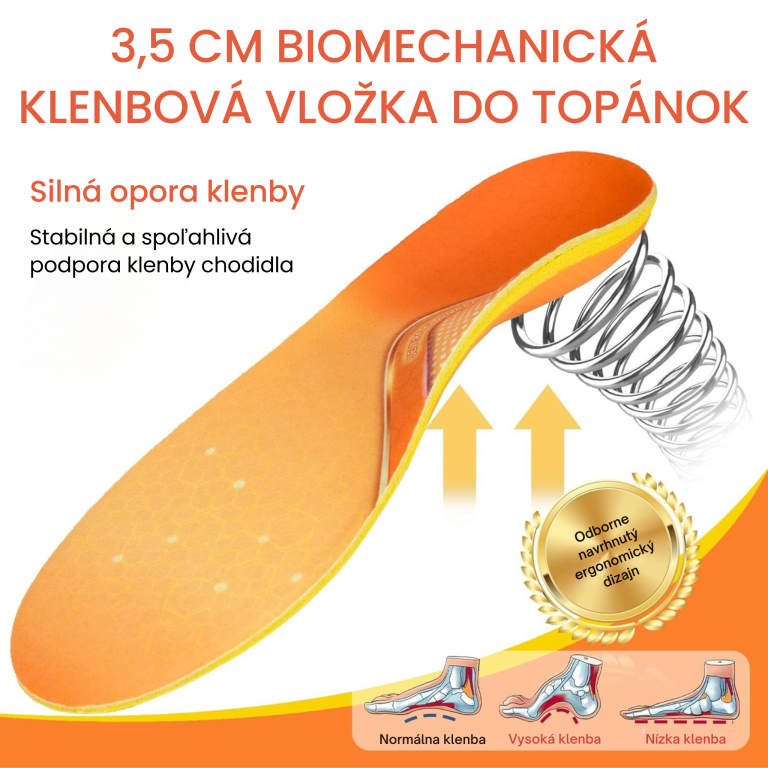 Orto Heavy Max ortopedická vložka s gélovou vrstvou pre hmotnosť nad 100 kg