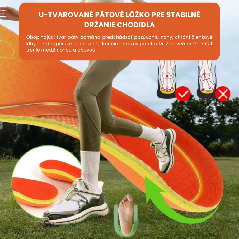 Orto Heavy Max ortopedická vložka s gélovou vrstvou pre hmotnosť nad 100 kg
