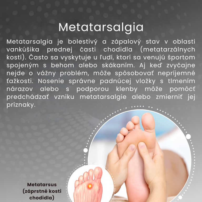 Orto TriZone metatarzálna ortopedická vložka