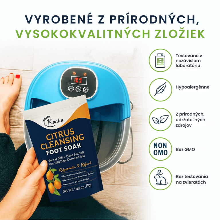 Refresher Spa Soľ do kúpeľa nôh s vybranými minerálmi a rastlinnými olejmi