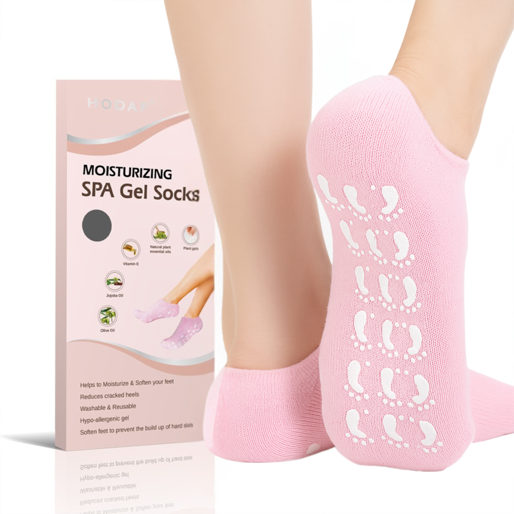 Softer Spa Gél Ponožky – S vitamínmi na starostlivosť o suchú, popraskanú pokožku