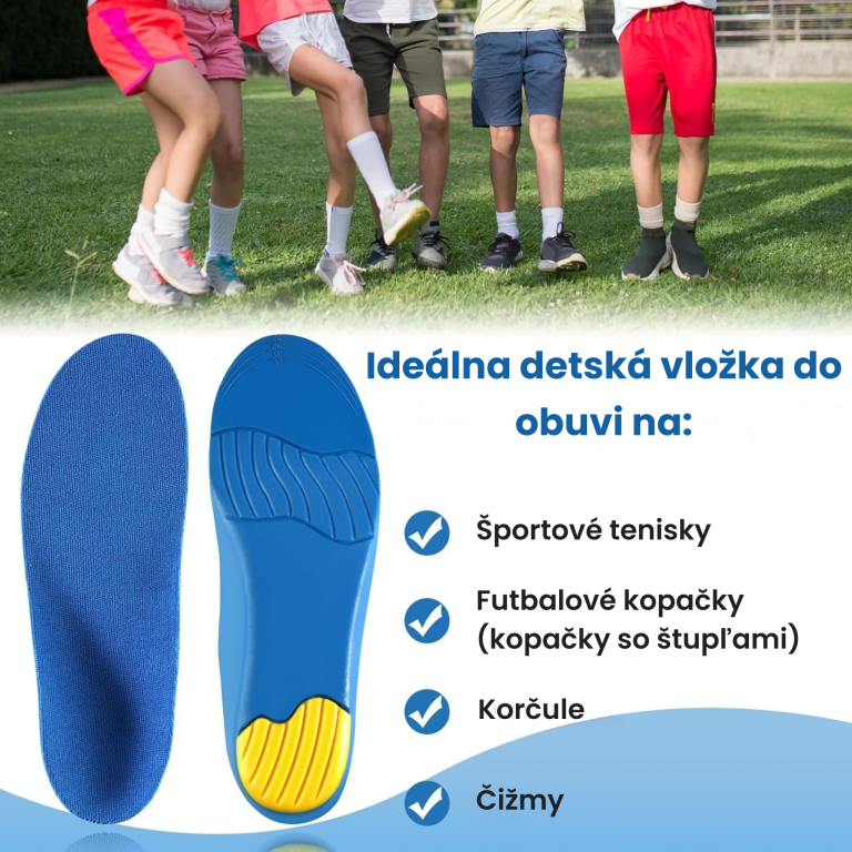 Orto Kiddo Junior ortopedická detská vložka do obuvi