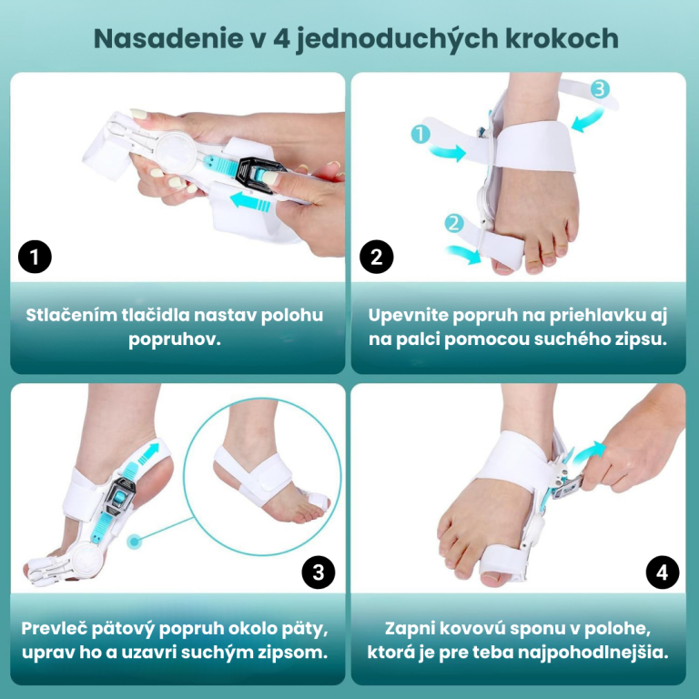 Orto Correct Korekčná dlaha na hallux a prsty