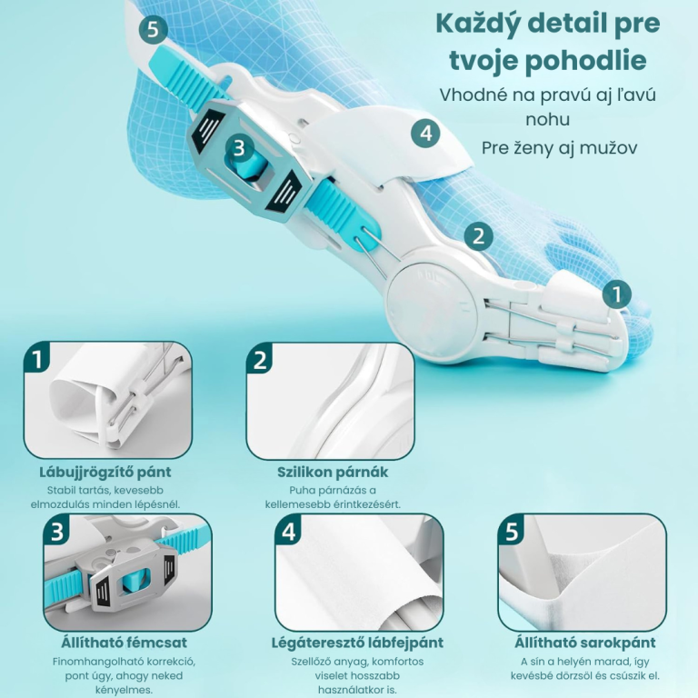 Orto Correct Korekčná dlaha na hallux a prsty