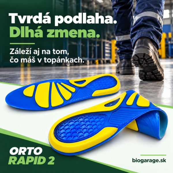 Orto Rapid 2 do pracovnej obuvi na tvrdej podlahe